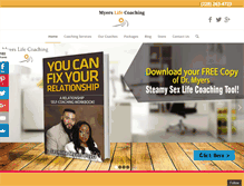 Tablet Screenshot of myerslifecoachingllc.com